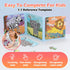 Magnetic Puzzles for Kids Ages 3 4 5 6, Puzzles for Kids Ages 4-8, Toddler Puzzles Ages 2-4, Wooden Jigsaw Puzzles Book for Preschool Toddlers, Tr...