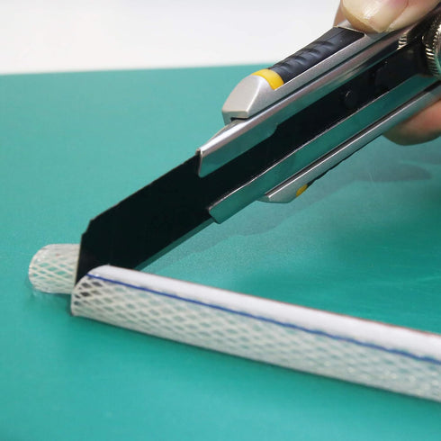 XW Snap-off Utility Knife,18mm Razor Blade Heavy Duty Aluminum Alloy Box Cutter with Ratchet-Lock, Total 12 Black Blades, 2-Pack...