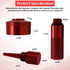 Extended Run Gas Cap with Brass Hose Fitting, Mess Free Oil Change Funnel, Magnetic Oil Dipstick Upgrade Red Aluminum for Honda EU3000i EU2000i EU...