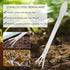 Stainless Steel Soil Rake, Bonsai Soil Loosening Tool 3 Prong Bonsai Rake Stainless Steel Bonsai Rake Suitable for Outdoor Garden Bonsai Root Rake...