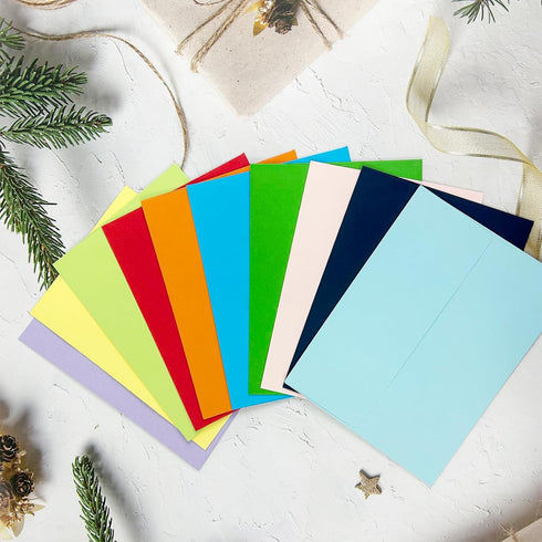 50 Pack 4X6 Envelopes for Invitation, A6 Envelopes Self Seal for Cards,Photos?Wedding, Birthday, Party, Babay Shower (Multicolor)...