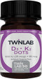 Twinlab Vitamin D3 1000 + K2 Dots - Bone & Heart Health - Immune Support - 25 mcg, 60 Tablets (1000 IU)...