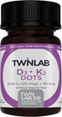 Twinlab Vitamin D3 1000 + K2 Dots - Bone & Heart Health - Immune Support - 25 mcg, 60 Tablets (1000 IU)...