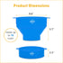 Popco Silicone Popcorn Maker - Microwave Popcorn Popper with Handles - Collapsible Bowl, Heat-Resistant, Easy to Clean, Ideal for Family Movie Nig...