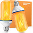 Upgraded LED Flame Light Bulbs, 4-Mode Flickering Light Bulbs with Upside Down Effect, E26 Fire Light Bulb for Porch Party Patio Home Halloween Ch...