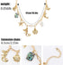 Gold Ocean Charm Necklace for Women Hawaii Chain Necklace with Cute Dangle Mermaid Shell Pearl Starfish Conch Dolphin Ship Anchor Sea Pendant Adju...