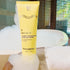 Gentle Exfoliating Scrub for Face & Body by ParadiseGal - Korean Skincare Set with Coconut & Glycolic Acid Jelly Scrub + Konjac Sponge & Bag - Ide...