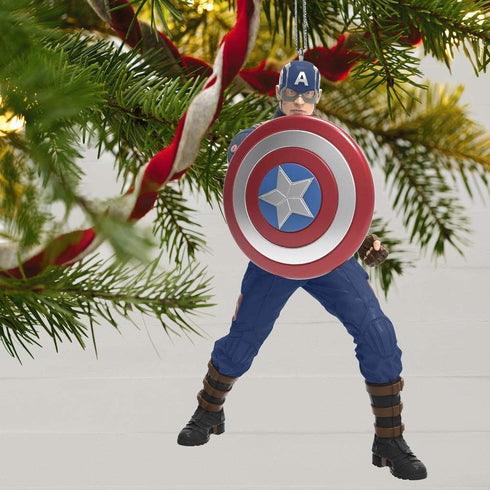 Hallmark Marvel Studios Avengers: Endgame Captain America Ornament Movies & TV; Superheroes...