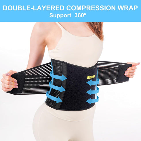 Back Support Belt for Women and Men, Lower Back Brace, Back Stretcher for Lower Back Pain Relief, Scoliosis, Sciatica,Herniated Disc,Protect Belt,...