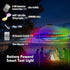 40ft LED Tent Lights, Battery Operated RGB Color Changing LED Tent Lights with APP and Remote Control, Chasing LED Rope Light for Canopy (RGB+IC, ...