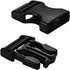 Buckles for 3/4 inch Wide Webbing Straps: Quick Side Release Buckles 10 set and Tri-Glide Slide 20 pcs Fit 0.75" Nylon Web Belt, Plastic Snap Fast...