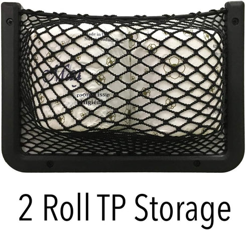 Framed Stretch Mesh Net Pocket for Auto, RV, or Home Organization and Storage (8" x 11")...