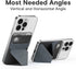 MOFT Phone Stand with 3M Adhesive for Android, iPhone and Most Smartphones, 2 Viewing Angles, Slim Wallet Stand (Starry Grey)...