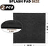22" Oil Drain Splash Pad, No Splatter Pad, Square Oil Drains Anti Splash Oil Change Mat for Car Changing Oil Transmission Drain Pan, Black Heat-Re...