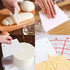 Anvin Cake Scraper Smoother Cake Icing Tool Set, Plastic Scraper Cake Frosting Scraper Smoother Combo for Buttercream Edge Decorating Cake Smoothe...