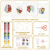 BEUNITONE 4 PCS Brain Embroidery Kit Heart Flower Cross Stitch Kit for Adults Lung Embroidery Starter Kit Bone Needlepoint Kit for Beginners Inner...