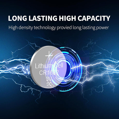 15 Pack CR1632 Lithium 3V Battery, CR 1632 Button Cell Battery...