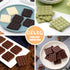 Silicone Waffle Chocolate Mold, 2 Pack Mini Square Silicone Mold Non-Stick Waffle Tray for Making Chocolate, Waffle Cookie, Candy, Soap, cake deco...