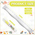 Henoyso 7 Pcs Metal Paper Tearing Ruler Deckle Edge Ruler Craft Ruler Stainless Steel Paper Cut Tool 12 Inch Irregular Edges Ruler Measurements To...
