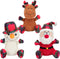 Rypet 3 Pack Dog Christmas Toys Pet Stuffed Plush Toys Interactive Durable Dogs Chew Toys for Medium Small Dogs...