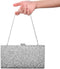 ELABEST Glitter Evening Clutch Bag Single Sided Diamond Bag Crossbody Purse Wedding Party Bag for Women...
