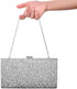 ELABEST Glitter Evening Clutch Bag Single Sided Diamond Bag Crossbody Purse Wedding Party Bag for Women...