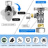 Stop Valves, 1/2" × 3/8" Angle Stop Valve, 1/2" Nominal (5/8" OD Comp.) Angle Input, 3/8" OD Compression Output, 1/4 Turn, Chrome Plated Brass for...