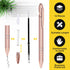 12 Pcs Ballpoint Pen with Stylus Tip,2 in 1 Stylus Ballpoint Pen,Metal Stylus Pen,Rubberized Soft Touch Ballpoint Pen for Touch Screens Tablet,Bla...
