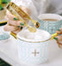 6PCS Mini Serving Tongs 4 Inches Small Rose Sugar Cube Tongs (Gold)...