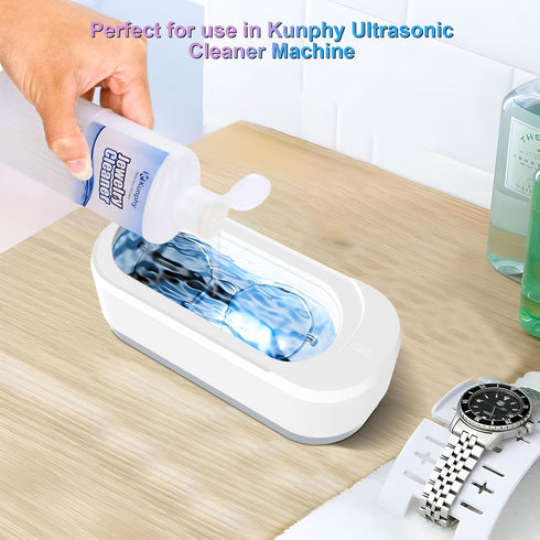 kunphy 2024 Ultrasonic Jewelry Cleaner, Professional Ultrasonic Cleaner Solutions for Use in All Ultrasonic Cleaner Machines, Jewelry Cleaner Solu...