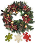 40 Pieces Wooden Snowflake Cutouts Christmas Wood Snowflake Decorations with 40 Pieces Twine Ropes for Kids Crafts Christmas Ornaments (Wooden)...