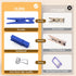 (Pack of 128) Mini Wooden Colored clothespins,16 coloers Each 8pcs...