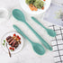 3 Pcs Silicone Spoons Set of 7.9 10.6 14.2 inch for Cooking, Heat Resistant Kitchen Spoons for Mixing, Stirring, and Serving, Small to Large Non S...