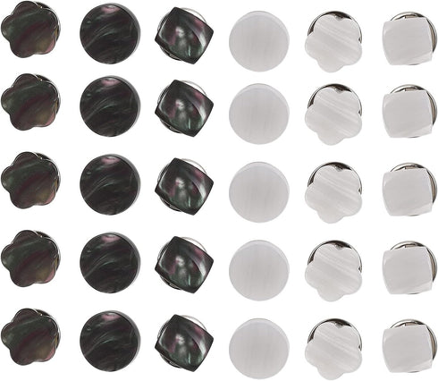 FOMIYES 30Pcs Women Shirt Brooch Buttons Safety Cover up Button Pin Collar Shirt Pin Buttons Sweater Shawl Clips for DIY Crafts Clothing Dress Sup...