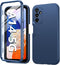 FNTCASE for Samsung Galaxy A14-5G Case: Shockproof Silicone Protective Phone Case with Built-in Screen Protector - Slim Dual Layer Rugged Durable ...