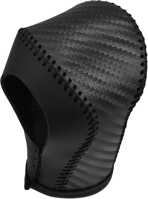 X AUTOHAUX Car Automatic Gear Shift Knob Cover Protector Carbon Fiber Pattern Black for Chevy Equinox 2018-2021 for Honda CRV 2015-2016...