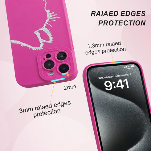 MGQILING Compatible with iPhone 13 Pro Max Case, Cute Cat Pattern Phone Case, Funny Oil Painting Design for Women Girls Soft TPU Shockproof Full C...