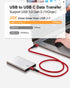 USB A to USB C Cable 3.3ft+10ft (Red), 10Gbps Data Transfer and 60W 3A Fast Charging Cable, USB C 3.1/3.2 Cable for Samsung Galaxy S22 S21 S20 S10...