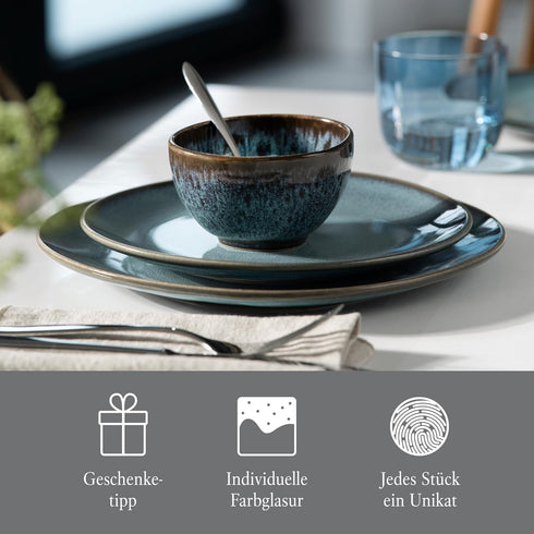 Lave gris breakfast plate...