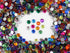 240PCS SS48 11mm Assorted Flat Back Acrylic Rhinestones Plastic Gems for Jewelry Making, Face Painting Cosplay Costume Embelishments...