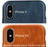 TOOVREN for iPhone X Leather Case Protective Ultra Thin Vintage Anti-Slip Grip Shell Hard Back Cover for iPhone X /10 5.8'' Brown...