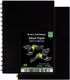 WA Portman Black Paper Sketchbook - 2-Pack A5 (6" x 8.25") Black Sketchbook for Drawing - Acid-Free 140 GSM 60 Pages (30 Sheets) Drawing Pad Journ...