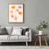 Posterizer 1 pcs-minimalist dainty flowers in orange and purple art 4-Abstract & Modern Art-Floral & Botanical Art-Chic Home Decor- unframed wall ...