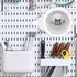 200 Pieces Pegboard Mounting Kit Wall Peg Boards Installation Accessories Pegboard Spacer Kit Includes Screws, Anchors, Spacers and Washers for 1/...