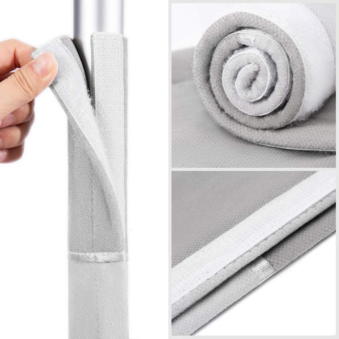 MRKG Refrigerator Door Handle Covers, Keep Your Kitchen Appliance Clean from Smudges, Drips, Food Stains, Oil, Washable Without Fading or Cracking (Gray, 2pcs)