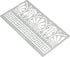 Aleks Melnyk No.328 Metal Stencil, Ancient Greek Fret and Roman Ornament, Meander, Palmette Motif, Border, Patterns, Small Stencil, 1 PC, Template...