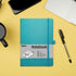 A5 Lined Journal Notebook, College Ruled Notebook, 196 Pages, 5.75 * 8.38 inches, Hardcover Notebook for Work, Journals for Writing(1Pack Turquois...