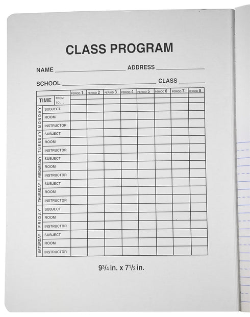 School Smart 1335763 Stiff Picture/Story Composition Book, 100 Sheets, 9-3/4 x 7-1/2 Inches...