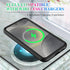 wahhle Samsung Galaxy S24 Case, Magnetic Wireless Charging Built in Screen Protector Full Body Shockproof Slim Fit Bumper Protective Phone Cover f...