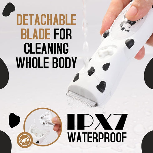 Dog Clippers Professional Pet Shaver Powerful Dog Grooming Kit for Thick Coats Rechargeable Cat Hair Trimmer Cordless Pet Grooming Tools for Dogs ...